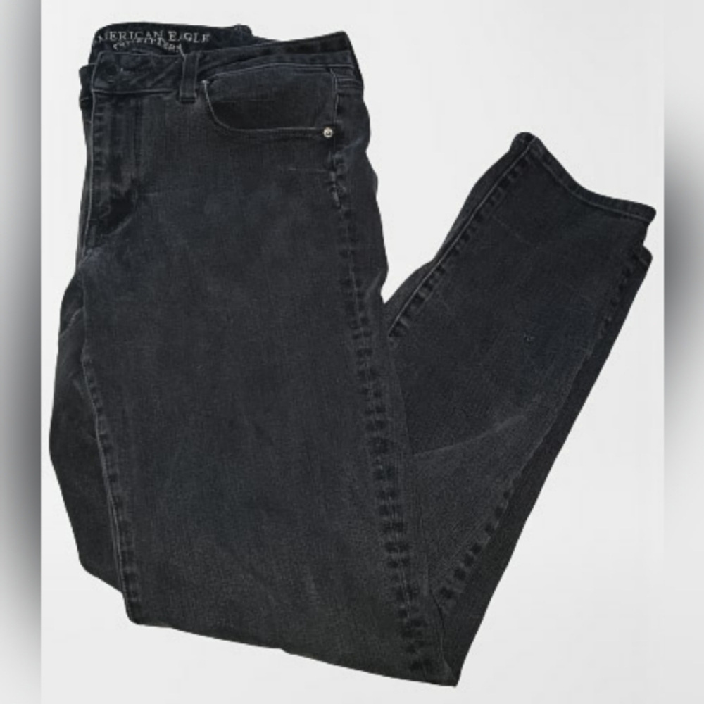 American Eagle Outfitters Skinny Jeans Black Sz 12